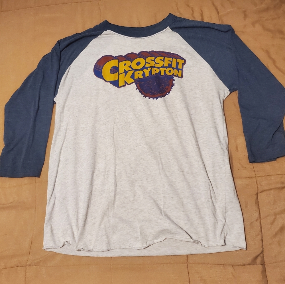 Crossfit Krypton Baseball Tee